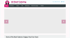 Desktop Screenshot of allbeefcatering.com