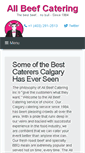 Mobile Screenshot of allbeefcatering.com